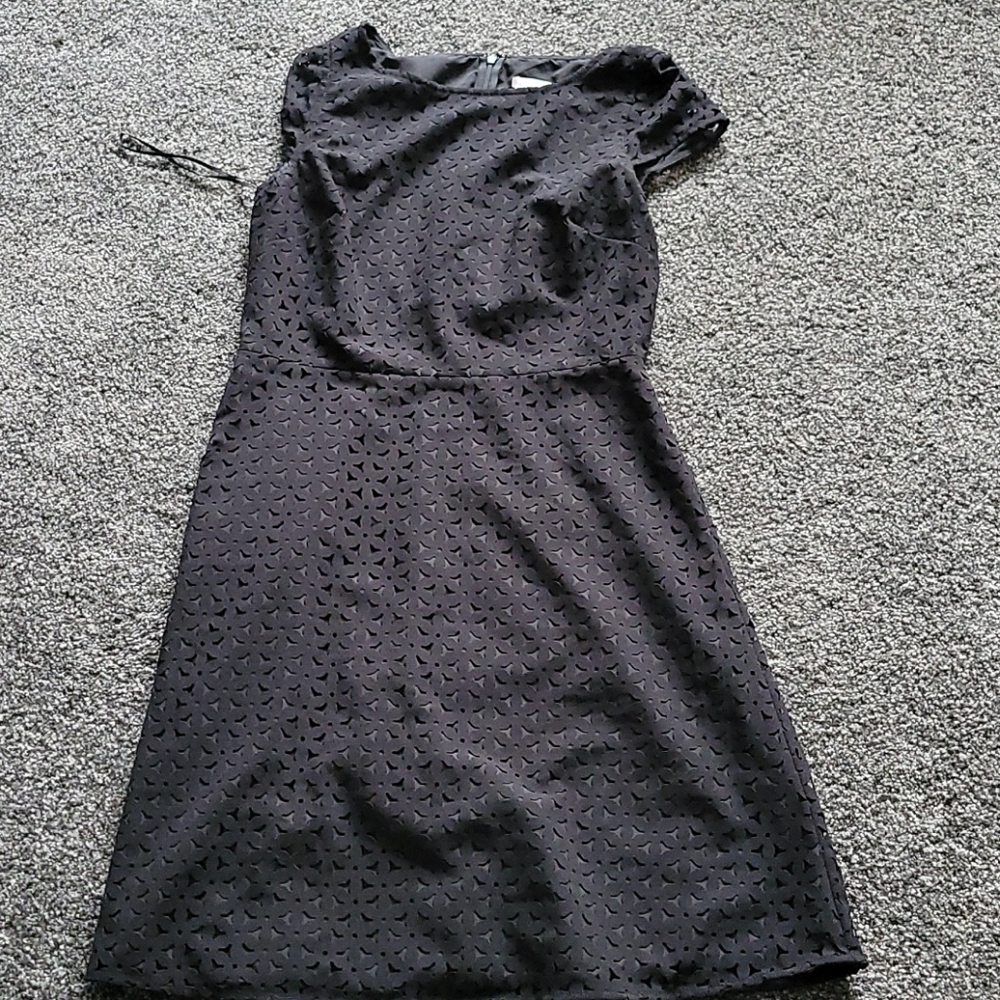 Black cut out dress j crew